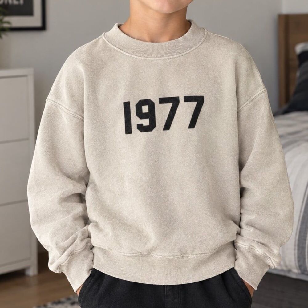 Essentials, Fear of God, Boys cream crew neck, 6-7Y
